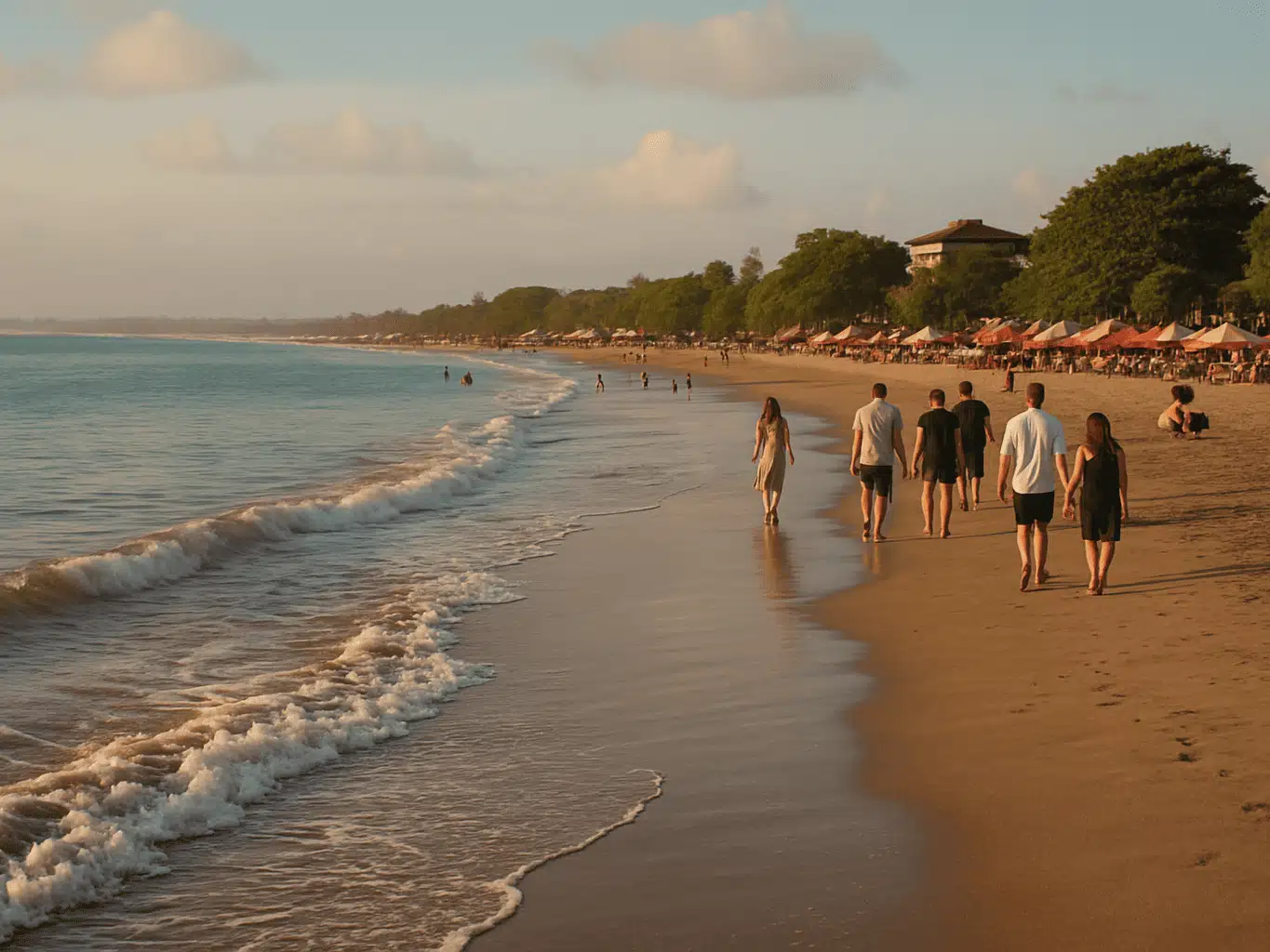 Pantai Jimbaran Bali: Spot Sunset & Seafood Favorit Pengendara Motor dan Mobil